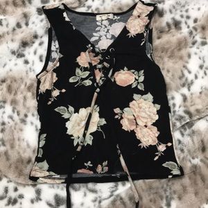 Floral crop top